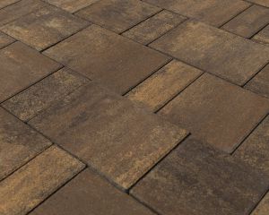 Тротуарная плитка Старый город Ландхаус Color Mix Тип 27 Каштан