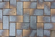 Брусчатка ABC Lederfarben black, 200х100х40мм, 48 шт./м2, 840 шт./под, 1,8 кг./шт