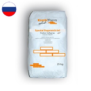 Специальная затирка Kombitherm бежево-белая, мешок - 25 кг.