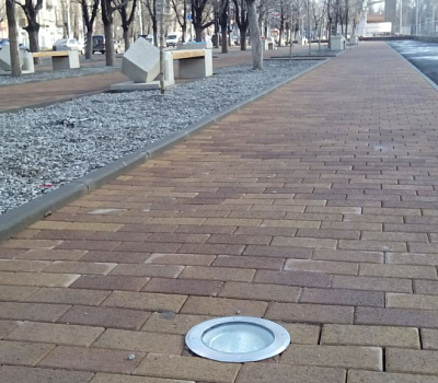 Вибропрессованная тротуарная плитка