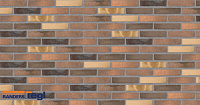 Плитка Randers Tegl RT 572 FUSION DNF 228X20X54 мм, 63 шт./м2, 0,46 кг/шт