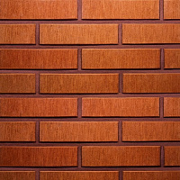 Кирпич Terca арт. 25102120 RED шероховатый FAT, 250/85/65, 50 шт./м2