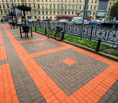 Фото клинкерной брусчатки ЛСР