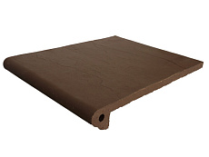 Ступень фронтальная Ecoclinker Коричневый, 33x25, 0,33 м2/кор, 4шт/кор, 0,0825 шт/м2, 
