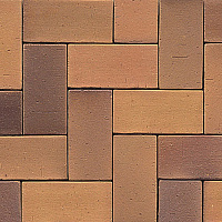 Клинкерная брусчатка Muhr PK 40 Nr 08 S, Lachsrot Spezial, 200/100/40 мм, 1,77 кг, 892 шт/под