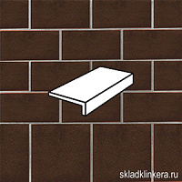 Ступень прямой угол Stroeher 4822(210) braun, 240*115*52*10 мм, 6 шт./уп.