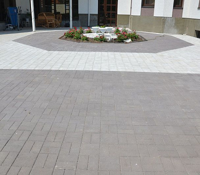 Вибропрессованная тротуарная плитка