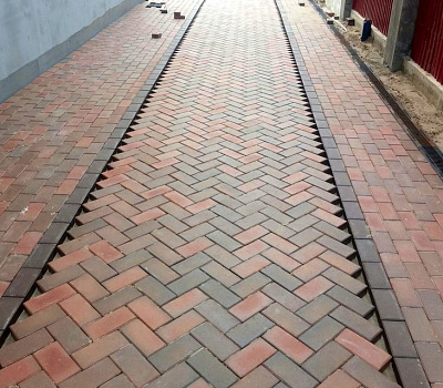 Фото клинкерной брусчатки ЛСР