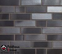 Клинкерный кирпич Feldhaus Klinker K518DF "geo platinum liso", 240*115*52 мм, ок. 64 шт./кв. м., 576