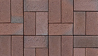 Брусчатка ABC Kiel-Heidebunt , 200х100х45мм, 48 шт./м2, 735 шт./под, 2,1 кг./шт