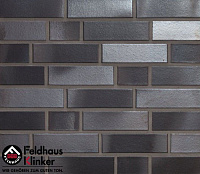 Клинкерный кирпич Feldhaus Klinker K518DF "geo platinum liso", 240*115*52 мм, ок. 64 шт./кв. м., 576