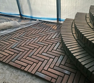 Фото крылец из тротуарной плитки и кирпича