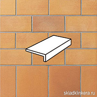 Ступень прямой угол Stroeher 4822(307) weizengelb, 240*115*52*10 мм, 6 шт./уп.