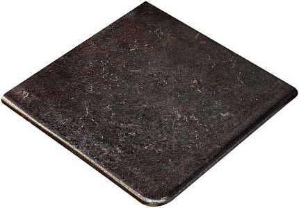 Угловая ступень 33х33х3 мм, EXAGRES Cart.METALICA BASALT